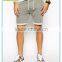 Shorts french terry sweatpants slim fit with zip button