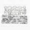 rubber stamp custom DIY Crafting Scrapbooking PVC stamp for kids