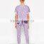 100% Cotton Soft Touch Jersey Pajama Set Women Print Pajama