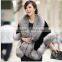 winter popular luxury ladies natural cross fox fur coat