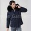 2015 navy mens winter black fur collar coat,navy fashion down coat for mens business faux fur coat for mens