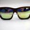 custom high quality oak wood sunglasses natural wooden sunglasses bamboo colorful lenses sunglasses l0502r