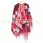 Knitwear manufacturer OEM custom ladies scarf pashmina poncho