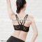 Adult lace double criss cross sports bra