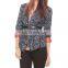 CHEFON Colorful Leaves Blazer w/Belt CFJ059