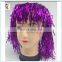 Cheap Carnival Party Unisex Short Purple Tinsel Wigs HPC-0041