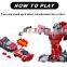 NEW style Deformation red ABS car toy for kids