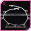 korean summer fashion cute heart-shaped star silver ladies and girls anklets