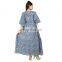 Indian Fashionable Casual Wear Women's Plus Size Maxi Dress Long Kaftan Beach Wear Sexy Stylish Dress Summer Loose Long Kaftan