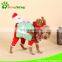 Pet Dog Cat Christmas Xmas Costume Santa with gift Pet Apparel Three Dimensional Winter Clothes