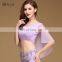 S-3105 Modal and net cloth new designed stage belly dance top wear