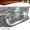 2017 Retro Suitcase Gift Box With Stripe Surface