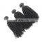 Factory price Peruvian human virgin 9A grade hair weaving in kinky curly cuticle aligned hair