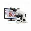 Lab biological 1600x trinocular microscope digital