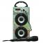 Portable Active  wooden portable karaoke party Blue tooth outdoor Party  USB   speaker wireless