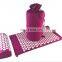 Folding Eco-friendly Healthy Acupressure Mat And Pillow Set