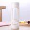 Glass water bottle single wall with sleeve 500ml hot sale