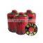 China threaded valves 450g and volume LPG gas cylinder 450g