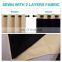 Eyelet Ring blackout Curtain 100% polyester double layer solid window curtains for the living room