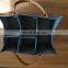 high quality baby nursery storage bin felt diaper caddy organizer with leather handles