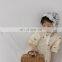 Korea 2020 Autumn Children's Wear Children's Dresses Girls Embroidered Square Neck Dress Girls Court Style Dresses