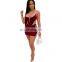 Women Clothing Rompers Bodysuit Top and Skirt Two Sexy Club Outfits Matching Velvet 2 Piece Sets
