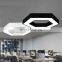 Modern Hanging Light With Hexagon Shade Office Pendant Light Fixture for Home Decor