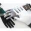 Nylon Liner PU Coated Telephone Screen Touch Gloves with Copper Thread