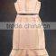 hot selling deep v neck hollow out flouncing bandage dress