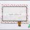 7 inch Crystal Glass Touch Panel for Home Touch Wall Light Switch