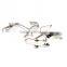 Men's Cufflinks New Crocodile Silver Cuff Lins for Shirt 18mm M3874