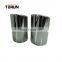 High Performance Universal Truck Gold Exhaust Tips for Audi Q3 TT Mirror Polish