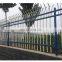 China manufacture durable and cheap 2-rail flat top fence landscape aluminum edging fence