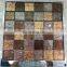 mother of pearl tiles twill pattern black red grey cyrstal mosaic