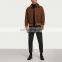 Men new warm winter faux thick fur coat jacket