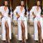 Wholesale Sexy Nighty White, Valentine Bath Silk Women Long Lace Robe Femme/