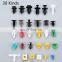Wide Range of Car Auto Clips Plastic Auto Clips Fasteners Mixed PE Plastic Bags Universal Retainer 500pcs/bag Colorful YILUSHUN