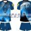 100% polyester sublimation pattern promotional rugby practice jersey in cheap price