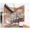 modern building white u stairs stainless steel staircase design for home