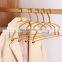 Heavy Duty Non Slip Branded Velvet Clothes Personalized Multi Wedding Children Luxury Gold Hangers