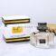 Tuck top folding die cutting white card board perfume packaging box
