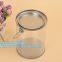 PET Jar 85mm neck size food grade clear PET plastic Can screw type with aluminium easy open endsPackaging plastic can 25