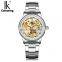 IK Colouring 98465G2 Women Luxury Automatic Mechanical Wristwatch Elegant Luminous Skeleton Self-wind Watches for Lady