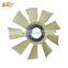 HIDROJET E320C fan 9 blades 6 holes 320C 204-0910 cooling fan 2040910 for 330C E330C E321C 321C