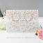 Elegant Laser Cut Embossed Wedding Invitations