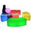 hookah lounge outdoor garden night club outdoor use furniture led sectional sofa set table and chair for events