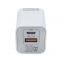 Fast Cell Phone Us EU Foldable Plug Travel Adapter 2 Dual Usb A Type C Multi Port Qc3.0 PD Gan Wall 30W Charger