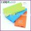 Colorful 5000mAh led lighting rings power bank with rohs
