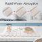 Customized Water absorbing Folding Diatomite Roll Up Stone Drying Mat for Kitchen, Bathroom