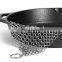 Cast Iron Cleaner Stainless Steel Chainmail Premium Scrubber Pans Pots Griddles